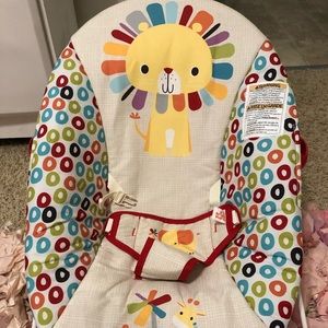Baby vibrating bouncer